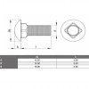 M6x15 Tava Civatası M6x15 Tava Civatası