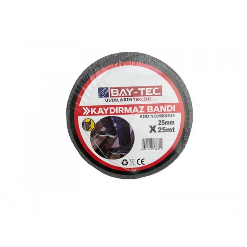 Merdiven Kaydırmaz Bant 25mm x 25mt Siyah MK0834