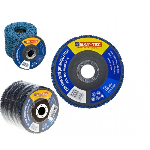 125 mm Parlatma Diski Çok Amaçlı Mavi MK0224-5 125 mm Parlatma Diski Çok Amaçlı Mavi MK0224-5