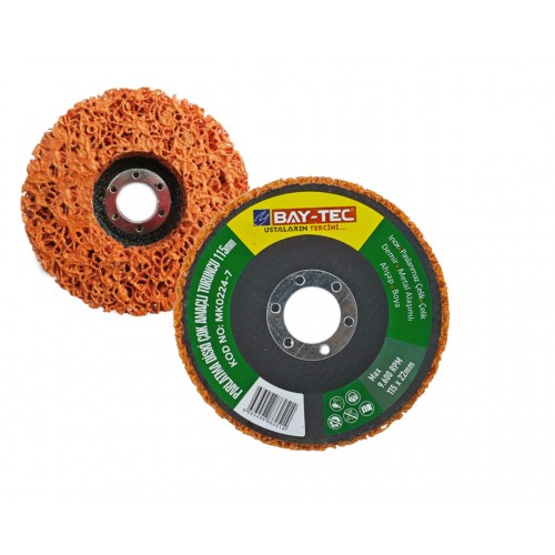 115 mm Parlatma Diski Çok Amaçlı Turuncu MK0224-7