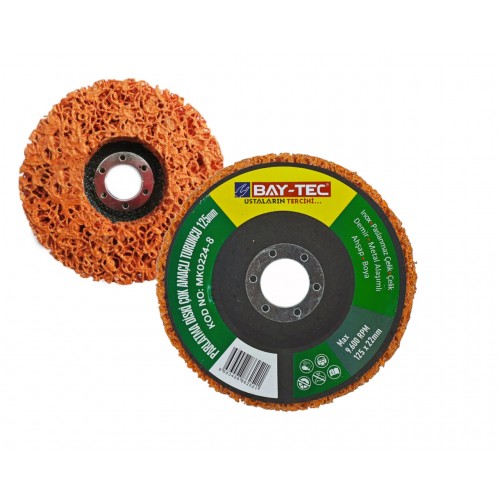 125 mm Parlatma Diski Çok Amaçlı Turuncu MK0224-8