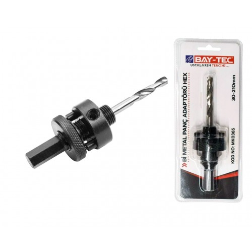 MK0365 Bimetal Panç Adaptörü HEX 30-210 mm