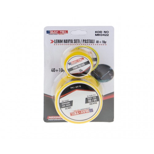 MK0422 Pastalı Lehim Havya Teli 60/40 MK0422 Pastalı Lehim Havya Teli 60/40