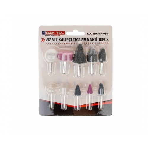 MK1052 VIZ VIZ Kalıpçı Saplı Taşlama Seti 10 Parça