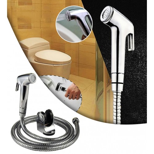 Taharet Hortumu Musluk Seti Tabancalı, Tuvalet için Bide Püskürtücü, El Püskürtme Seti, Bez Bebek Bezi Püskürtme Seti - Kurulumu Kolay MK1458 Taharet Hortumu Musluk Seti Tabancalı, Tuvalet için Bide Püskürtücü, El Püskürtme Seti, Bez Bebek Bezi Püskürtme Seti - Kurulumu Kolay MK1458