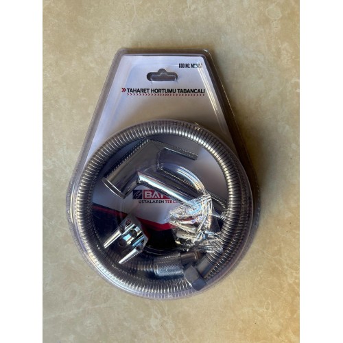 Taharet Hortumu Musluk Seti Tabancalı, Tuvalet için Bide Püskürtücü, El Püskürtme Seti, Bez Bebek Bezi Püskürtme Seti - Kurulumu Kolay MK1458 Taharet Hortumu Musluk Seti Tabancalı, Tuvalet için Bide Püskürtücü, El Püskürtme Seti, Bez Bebek Bezi Püskürtme Seti - Kurulumu Kolay MK1458