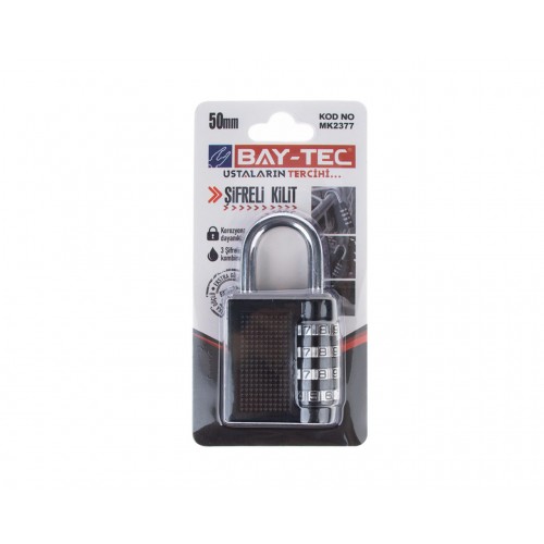 MK2377 Şifreli Asma Kilit 50 mm