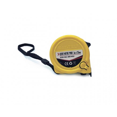 MK4152 Profesyonel Çelik Şerit Metre 5x25mm