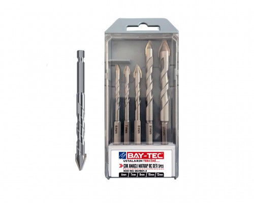 MU1801-2 Çok Amaçlı Matkap Ucu Seti 5 Parça