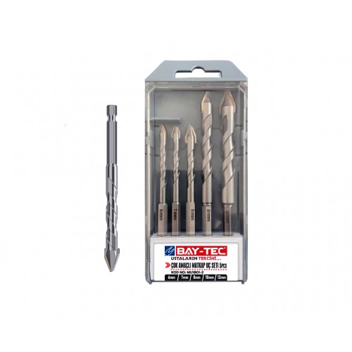 MU1801-2 Çok Amaçlı Matkap Ucu Seti 5 Parça MU1801-2 Çok Amaçlı Matkap Ucu Seti 5 Parça