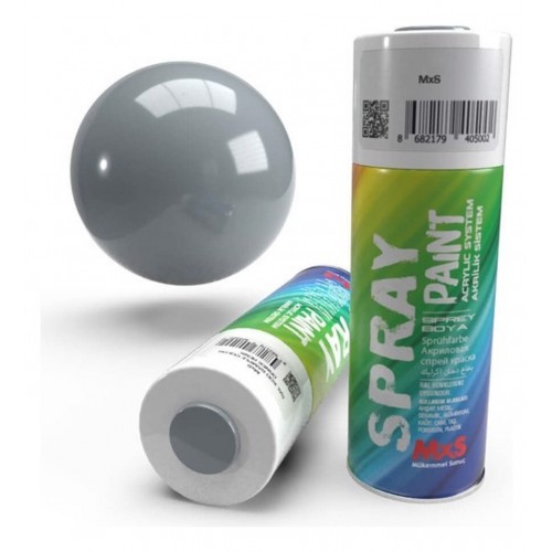 MXS 9006 Metalik Gri Sprey Boya 400 ml Beyaz Alüminyum