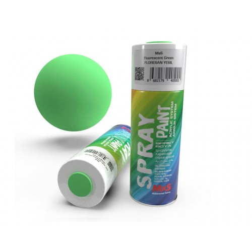 MXS Akrilik Sprey Boya Floresan Yeşil 400ml