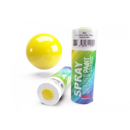 MXS Akrilik Sprey Boya RAL 1023 Trafik Sarı