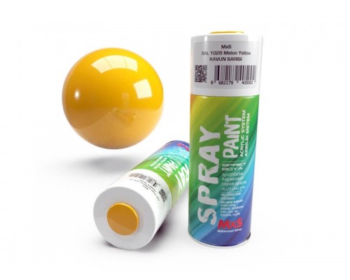 MXS Akrilik Sprey Boya RAL 1028 Kavun Sarı