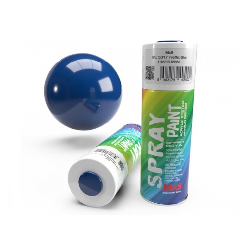 MXS Akrilik Sprey Boya RAL 5017 Trafik Mavi MXS Akrilik Sprey Boya RAL 5017 Trafik Mavi