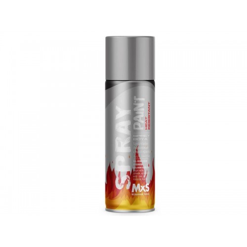 MXS Isıya Dayanıklı Sprey Boya Gümüş Renk   400ml