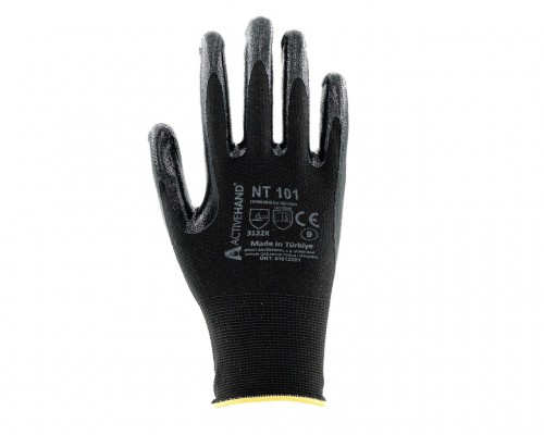 NT 101 SY/SY NO:10 Nitril Kaplı Polyester Eldiven