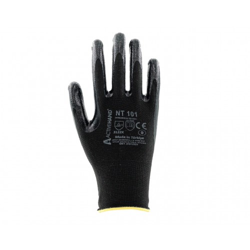 NT 101 SY/SY NO:10 Nitril Kaplı Polyester Eldiven