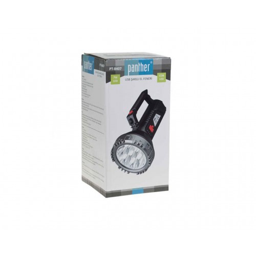 PANTHER PT-8407 USB Şarjlı El Feneri PANTHER PT-8407 USB Şarjlı El Feneri