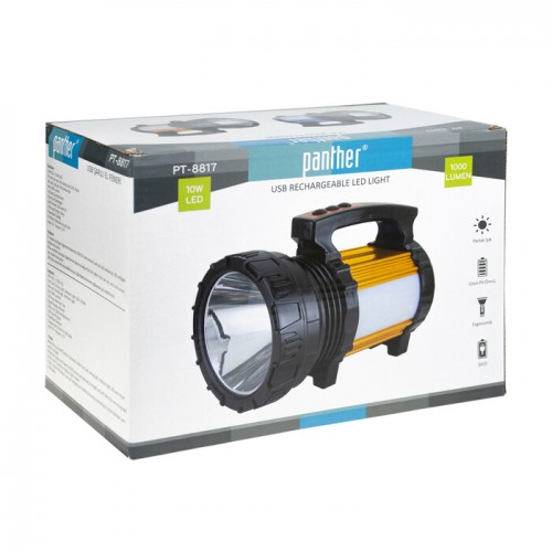 PANTHER PT-8817 USB Şarjlı Spot Fener PANTHER PT-8817 USB Şarjlı Spot Fener
