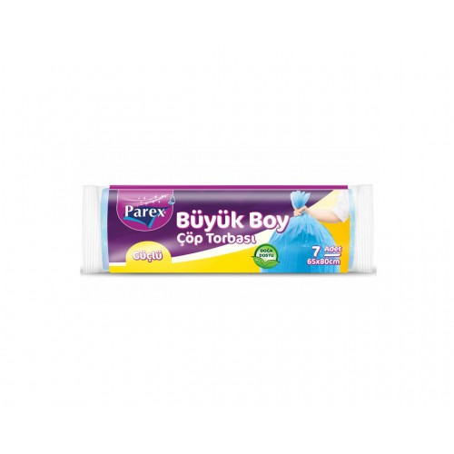 PAREX Güççlü Çöp Torbası Büyük 65x80 cm PAREX Güççlü Çöp Torbası Büyük 65x80 cm