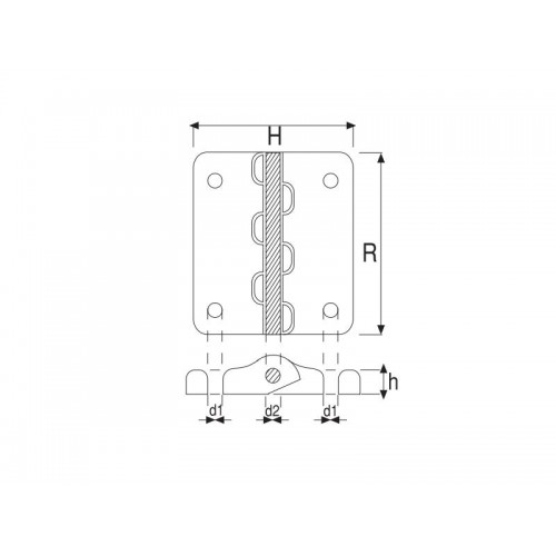 Plastik Menteşe 50 mm (Cam Elyaf Katkılı)