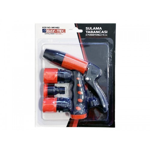Baytec Sulama Tabancası Seti 2 Fonksiyonlu 5 parça MK1482