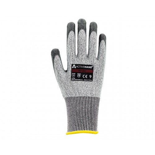 PU 541 GR/SY NO:10 PU Kaplı Polietilen İplik Kesilmeye Dayanıklı Eldiven