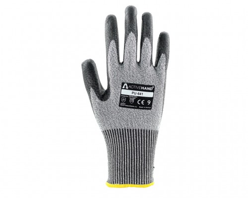 PU 641 GR/SY NO:9 PU Kaplı Polietilen İplik Kesilmeye Dayanıklı Eldiven