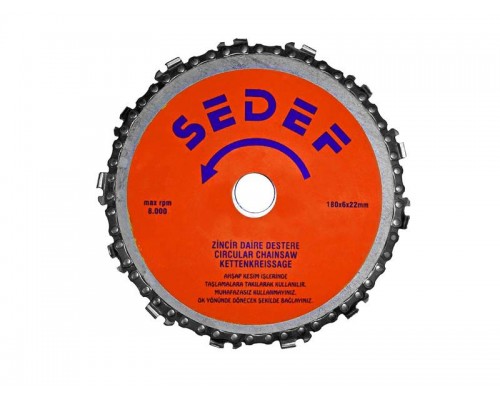 SEDEF Zincirli Daire Testere 180 mm