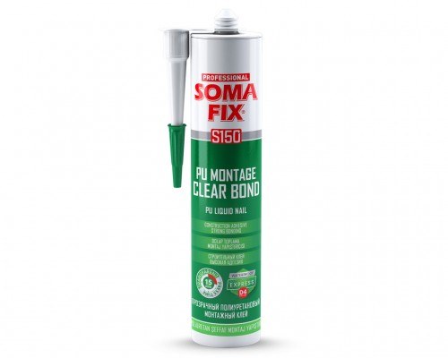 SOMAFİX S150P Solvent Bazlı Sıvı Çivi Şeffaf 310ml 400gr