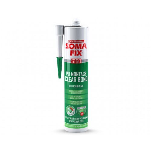 SOMAFİX S150P Solvent Bazlı Sıvı Çivi Şeffaf 310ml 400gr SOMAFİX S150P Solvent Bazlı Sıvı Çivi Şeffaf 310ml 400gr