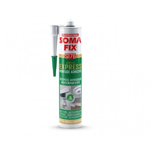 SOMAFİX S176 Akrilik Express Yapıştırıcı Beyaz 310ml SOMAFİX S176 Akrilik Express Yapıştırıcı Beyaz 310ml