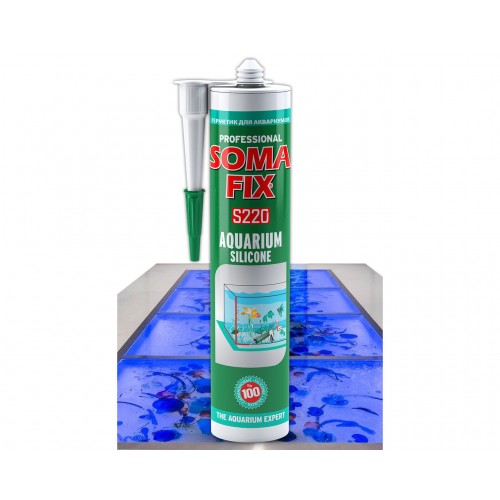 SOMAFİX S220 Akvaryum Silikonu Şeffaf 280ml 320gr SOMAFİX S220 Akvaryum Silikonu Şeffaf 280ml 320gr