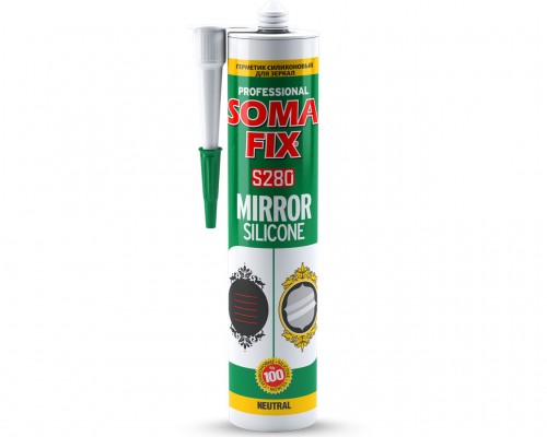 SOMAFİX S281 Ayna Silikonu Beyaz 280 ml 330gr