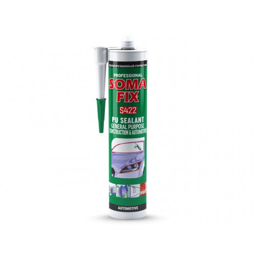 SOMAFİX S422 Poliüretan Mastik Kartuş Siyah 280ml 365gr SOMAFİX S422 Poliüretan Mastik Kartuş Siyah 280ml 365gr