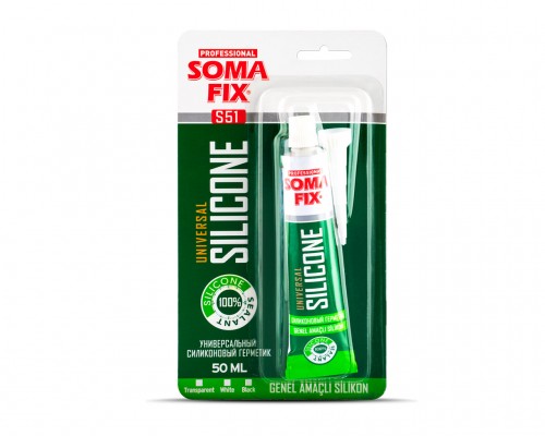 SOMAFİX S51 Genel Amaçlı Tüp Silikon Beyaz 50ml