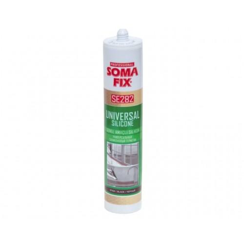 SOMAFİX SE282 Genel Amaçlı Silikon Siyah 280gr SOMAFİX SE282 Genel Amaçlı Silikon Siyah 280gr