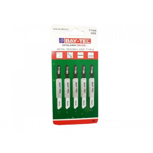 T 118 A Metal Dekupaj Testere Ağzı