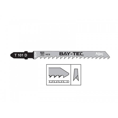 T 101 D Ahşap Dekupaj Testere Ağzı T 101 D Ahşap Dekupaj Testere Ağzı