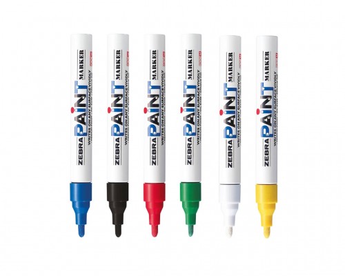 Tam Örtücü Beyaz Metal Marker Boya Kalemi Bilyalı