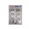 Trimax Master Çelik Asma Kilit 55 mm 6'lı Set MK2443 Trimax Master Çelik Asma Kilit 55 mm 6'lı Set MK2443