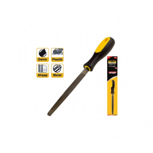 Üçgen Eğe 8" Saplı Blister Ambalajında DMX4158 Üçgen Eğe 8" Saplı Blister Ambalajında DMX4158