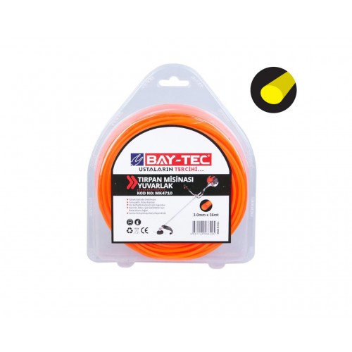 Yuvarlak Tırpan Misinası 3 mm x 56 mt MK4710