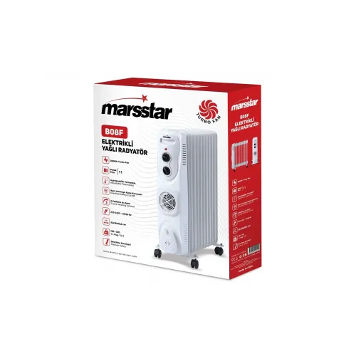 Elektrikli Yağlı Radyatör 2500W B08F