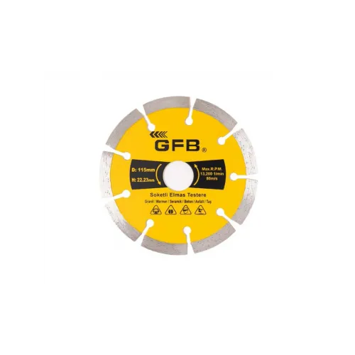 Soketli Elmas Daire Testere 115x22.23mm GFB2388