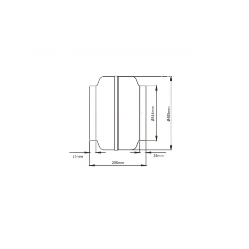 CK Serisi CK31 E1 Yuvarlak Kanal Fan 240W