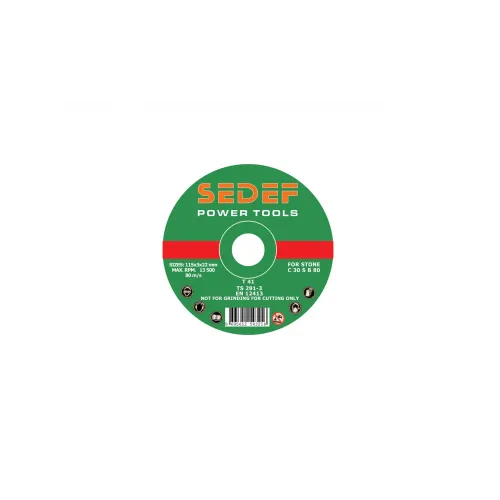 SEDEF 115X3.2X22 T41 BETON KESME TAŞI