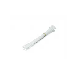 Cırt Plastik Beyaz Kelepçe 4.8x380 mm MES4535