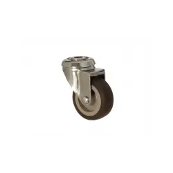 1100 MEB 050 Moblen Üzeri Termo Plastik kaplı Delikli Döner Mobilya Teker